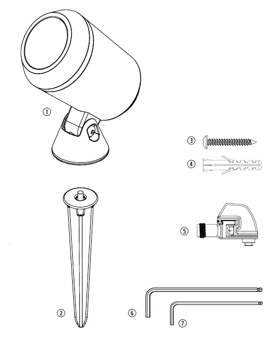 Elementy zestawu Lightpro Castor 8