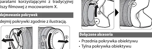 Zdejmowanie dekielków i montaż osłony