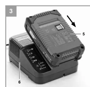 Ładowanie akumulatora (Fig 3)