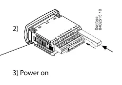 Schemat instalacji modułu baterii EKA 181C w sterowniku