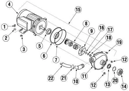 Schemat pompy (S/S Pump Assembly)