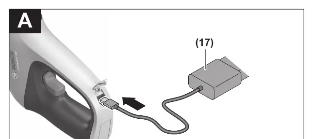 Ładowanie urządzenia za pomocą zasilacza USB-C
