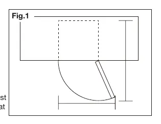 Wymagane odstępy (Fig. 1)
