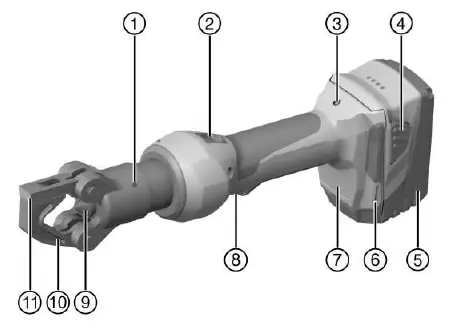 Schemat budowy zaciskarki Hilti NCR 060C-A22