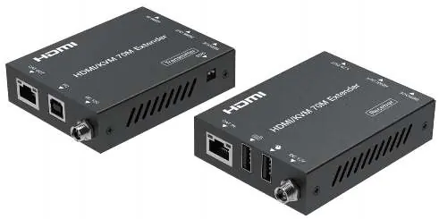 Extender HDMI 18Gbps z KVM