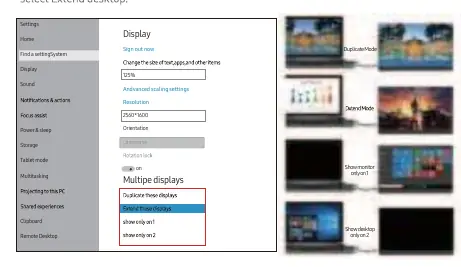 Ustawienia wyświetlania w systemie Windows
