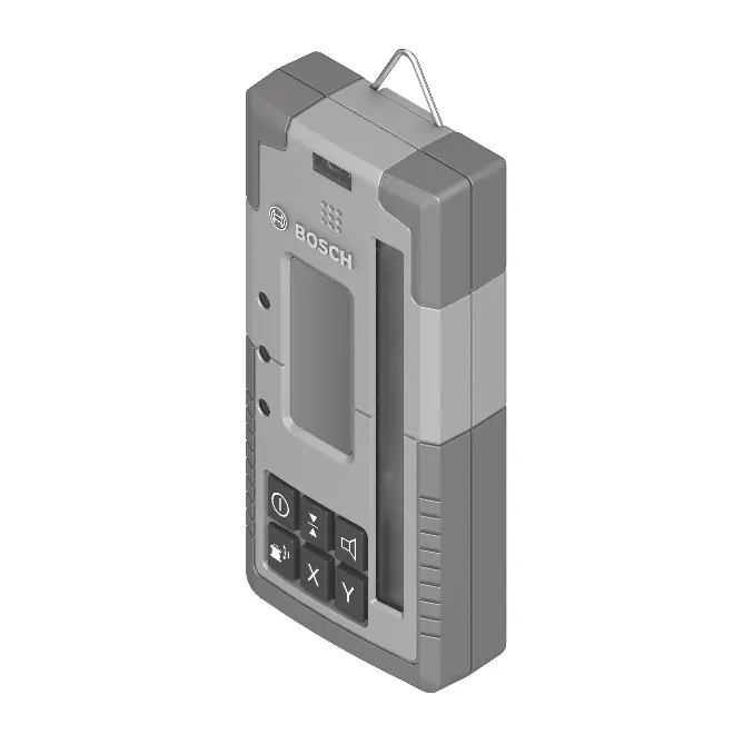 Odbiornik laserowy Bosch LR 60 - widok z przodu