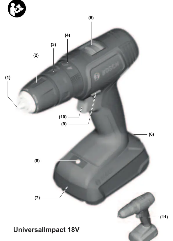 Komponenty UniversalImpact 18V