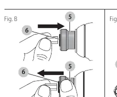 Instrukcja wymiany akcesoriów (Fig. B)