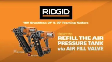 Gwoździarki Ridgid 18V Brushless (R09894 i R09895)
