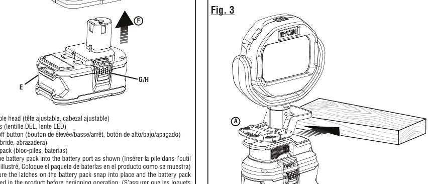 Montaż lampy (Fig. 2)