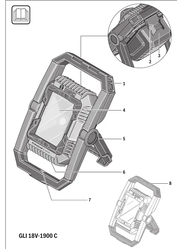 Schemat budowy lampy