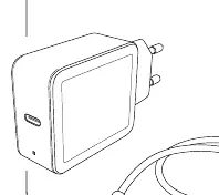 Ładowarka Hama i kabel USB-C.