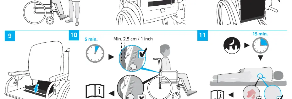 Finalne ustawienie i sprawdzenie odstępu (kroki 9-11)