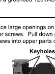 Otwory montażowe (Keyholes)