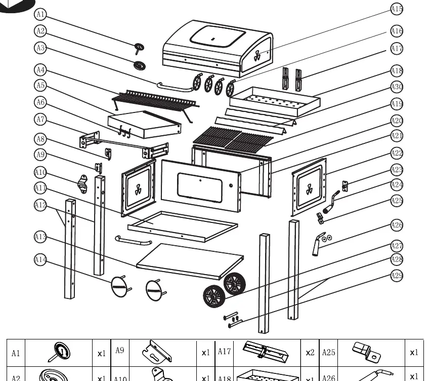 Schemat części (Exploded view)