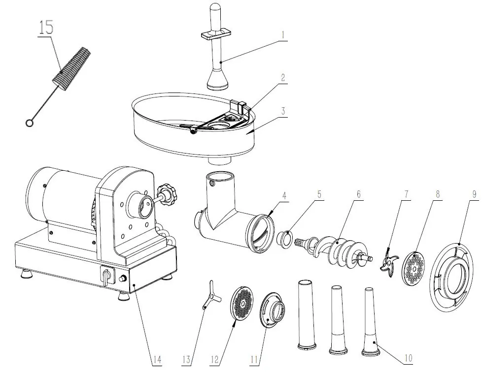 Schemat budowy (Exploded view)