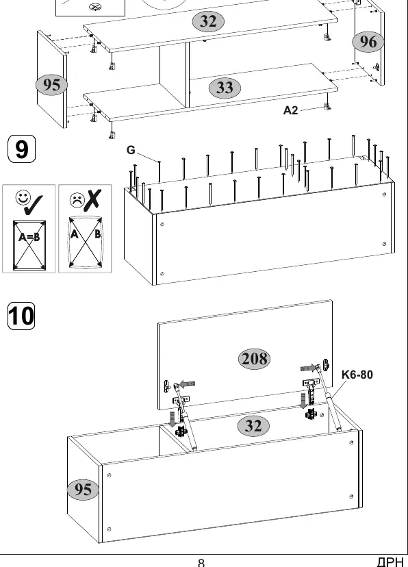 Kroki montażowe 8-10