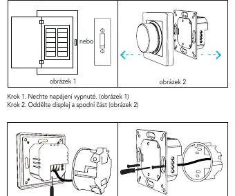 Schemat montażu termostatu w puszce instalacyjnej