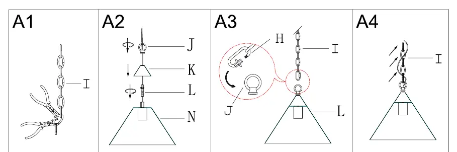 Kroki montażu A1-A4