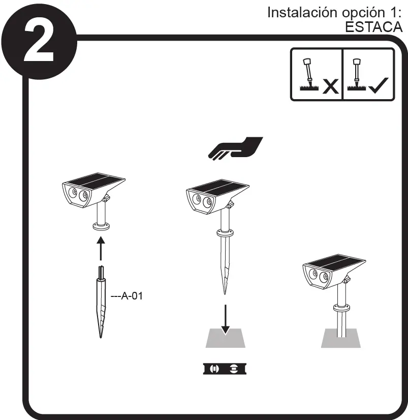Instalacja opcja 1: Estaca