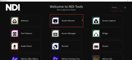 Interfejs NDI Tools
