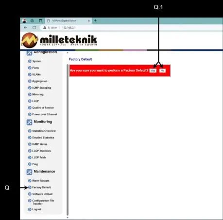 Reset do ustawień fabrycznych