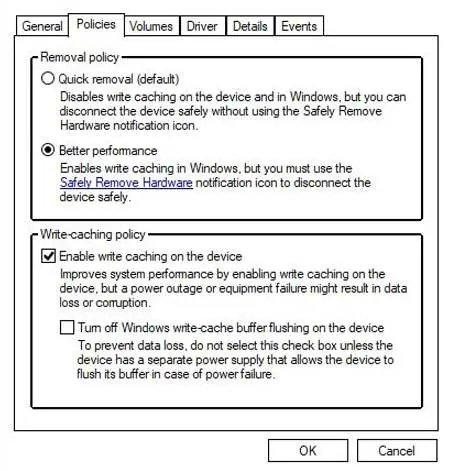 Ustawienia wydajności w Windows