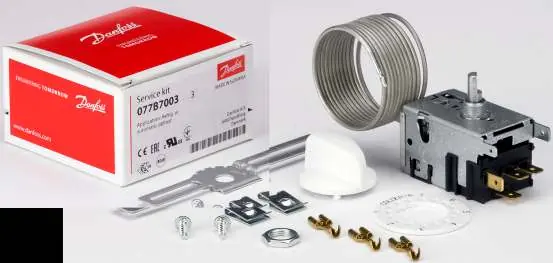 Zawartość zestawu serwisowego Danfoss