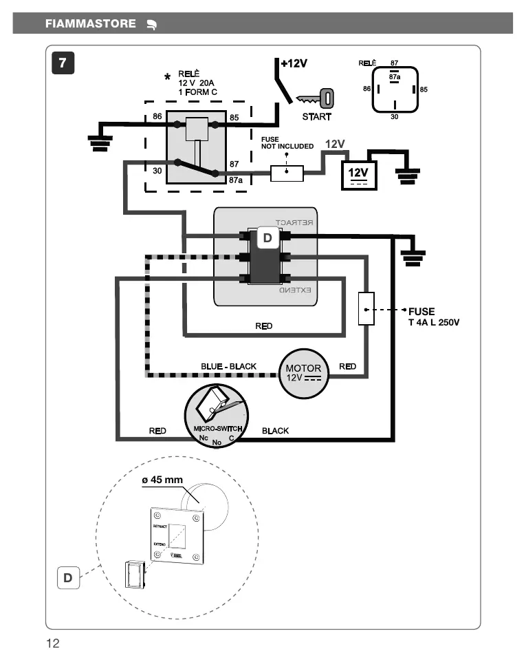 Schemat połączeń elektrycznych