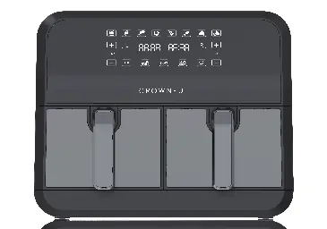 Frytkownica beztłuszczowa CROWNFUL 8 Quart 2-Basket