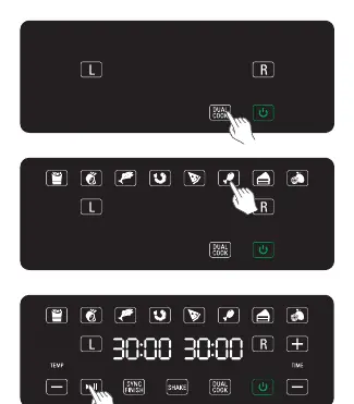 Użycie funkcji Dual Cook