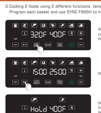 Użycie funkcji Sync Finish