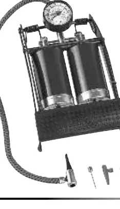 Pompka nożna Eufab 2-Cylinder