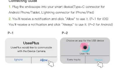 Instrukcja podłączenia do telefonu