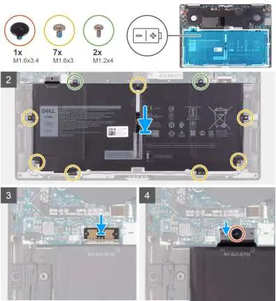 Procedura instalacji baterii