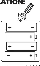 Schemat instalacji baterii