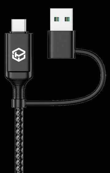 Kabel Powerwave 2-in-1 z adapterem USB-A