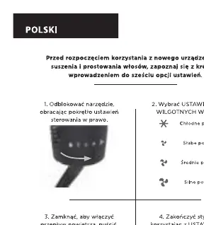 Schemat ustawień urządzenia (wersja polska)