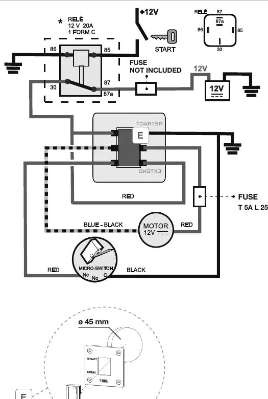 Schemat połączeń elektrycznych