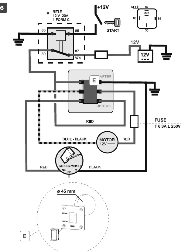 Schemat podłączenia elektrycznego