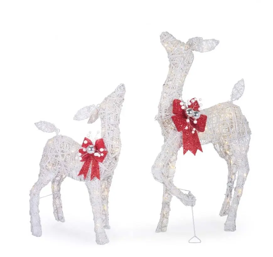 Dekoracja świetlna 2-Piece Polar Wishes LED Deer