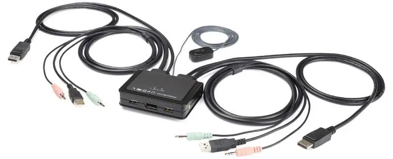 Schemat połączeń przełącznika KVM SV211DPUA4K