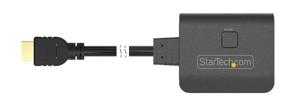 Widok ogólny rozdzielacza HDMI