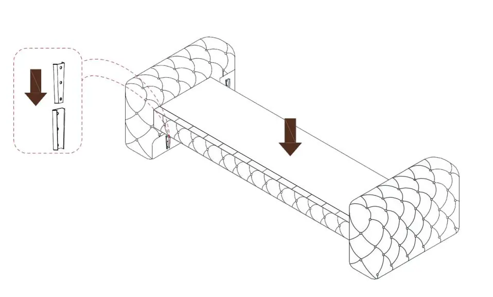 Montaż ramy sofy