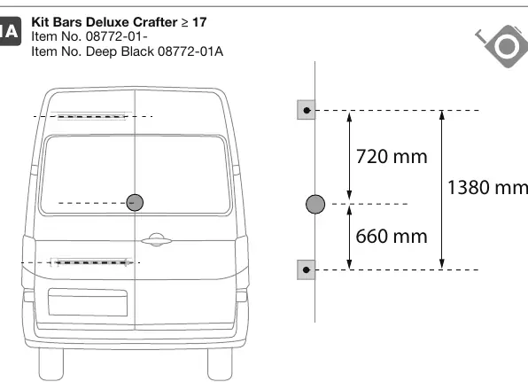 Schemat montażu dla Crafter ≥ 17