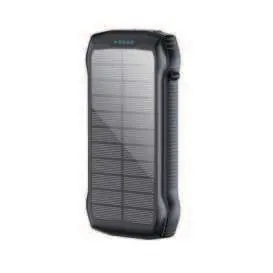 Widok panelu solarnego powerbanku
