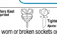 Schemat węzła podwriterskiego (underwriters knot)