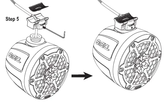 Kroki montażu na maszcie (Mast Clamp)