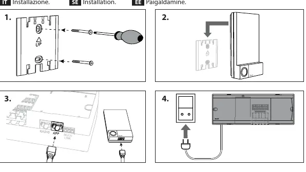 Kroki instalacji modułu na sterowniku